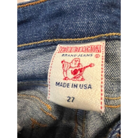True Religion Becky Bootcut Jean Women Sz 27 Flap Poc Stretch Y21K - Picture 8 of 13